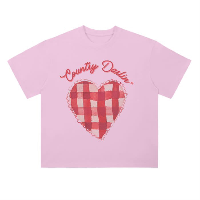 Maku Country Darlin’ Pink | boxy shirt