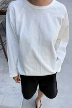 Load image into Gallery viewer, LE BON SHOPPE HEAVY COTTON RAGLAN TEE WHITE
