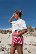 Load image into Gallery viewer, The Gigi Shorts | Striped Red + Pink

