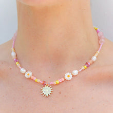 Load image into Gallery viewer, Peach Sun Necklace
