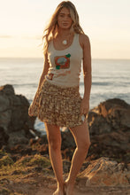 Load image into Gallery viewer, SABBI THE SEAS THE DAY RA-RA SKIRT - MOCHA
