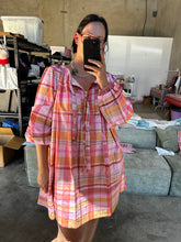Load image into Gallery viewer, LJC Designs Sammie Dress - Pink Plaid
