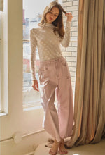 Load image into Gallery viewer, Acid Wash Barrel Pants Mauve
