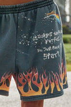 Load image into Gallery viewer, SABBI FLAMING BLACK SHORTS
