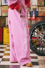 Load image into Gallery viewer, SABBI WIDE LEG SWEAT PANTS - MERMAID RACING - PINK

