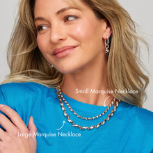Load image into Gallery viewer, GIMME MARQUISE NECKLACE (SMALL) - SILVER
