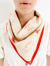 Load image into Gallery viewer, FAR MER. By Whitney &#39;FAR MER. VINTAGE BOOT&#39; COTTON BANDANA
