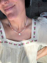 Load image into Gallery viewer, Peach Sun Necklace
