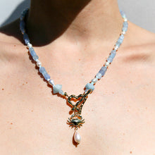 Load image into Gallery viewer, Ice Blue Heart Fob
