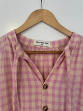 Load image into Gallery viewer, Maxi Avalon Smock Dress | Pink/Yellow Gingham
