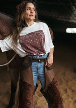 Load image into Gallery viewer, FAR MER By Whitney BANDANA CREW TEE
