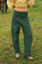 Load image into Gallery viewer, CRACKER DAY LOUNGE BARREL JEANS - FOREST

