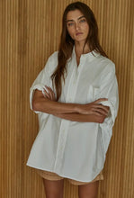 Load image into Gallery viewer, Oversized Cuff Hem Shirt Off White
