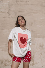 Load image into Gallery viewer, Heart You Tee | White + Red + Pink
