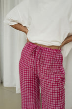 Load image into Gallery viewer, Bobbi Pant | Gingham Magenta
