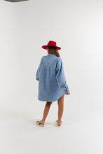 Load image into Gallery viewer, La Bohème Girls Clyde Shirt Denim Hearts
