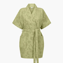 Load image into Gallery viewer, Solstice Matcha Towelling Robe
