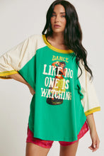 Load image into Gallery viewer, SABBI THE DANCE RAGLAN TEE - GREEN
