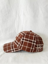 Load image into Gallery viewer, FAR MER. By Whitney CHOC PLAID CAP
