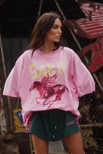 Load image into Gallery viewer, SABBI THE VERY OVERSIZED RHINESTONE GIRL - PINK
