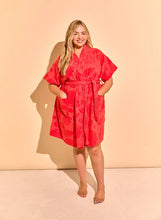 Load image into Gallery viewer, K. Juliet Long Cotton Beach &amp; Bathrobe - Watermelon
