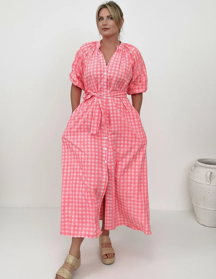 The Rumi Gingham Dress