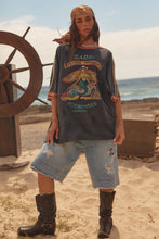 Load image into Gallery viewer, SABBI THE VERY OVERSIZED FLYING MERMAID TEE - BLACK
