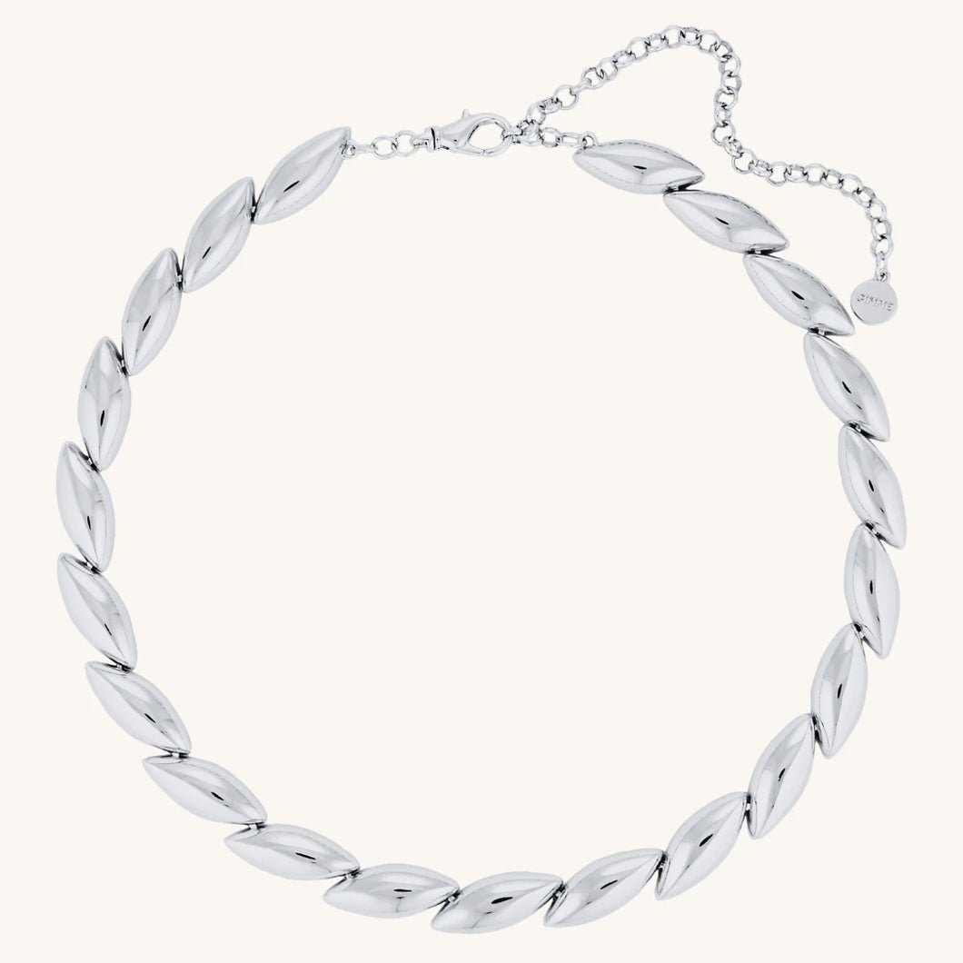 GIMME MARQUISE NECKLACE (LARGE) - SILVER
