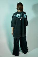 Load image into Gallery viewer, SABBI KARMA QUEEN TEE - BLACK ACID WASH
