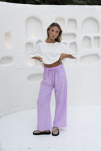 Load image into Gallery viewer, The Bobbi Pant | Gingham Lavender
