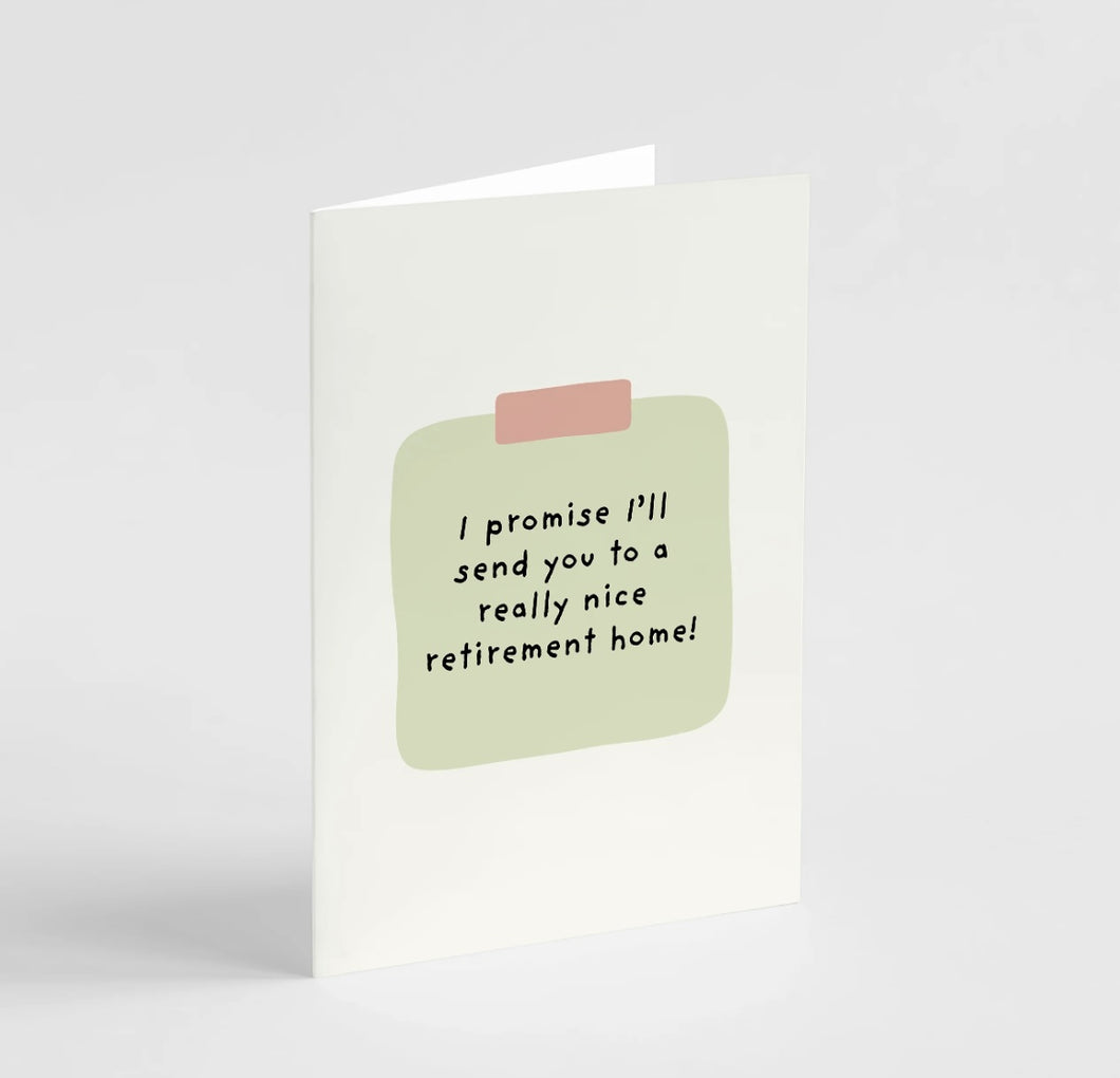Retirement Home Card