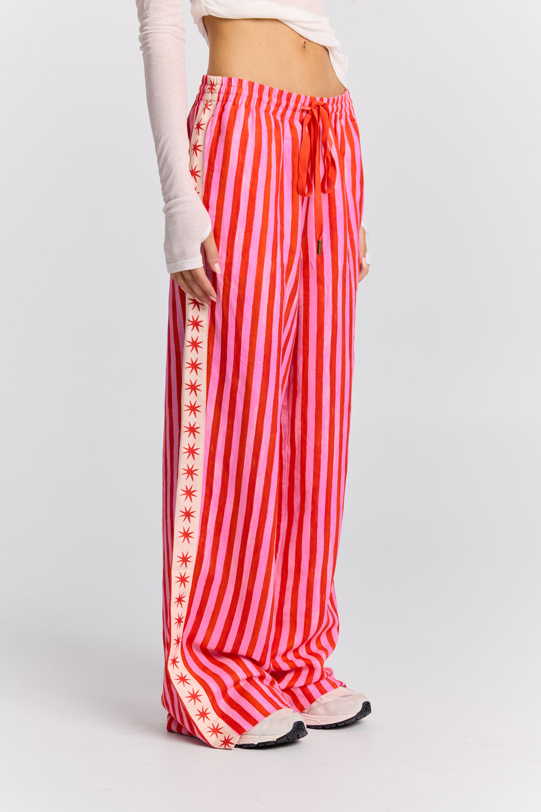 CHERRY RIPE LINEN PANT