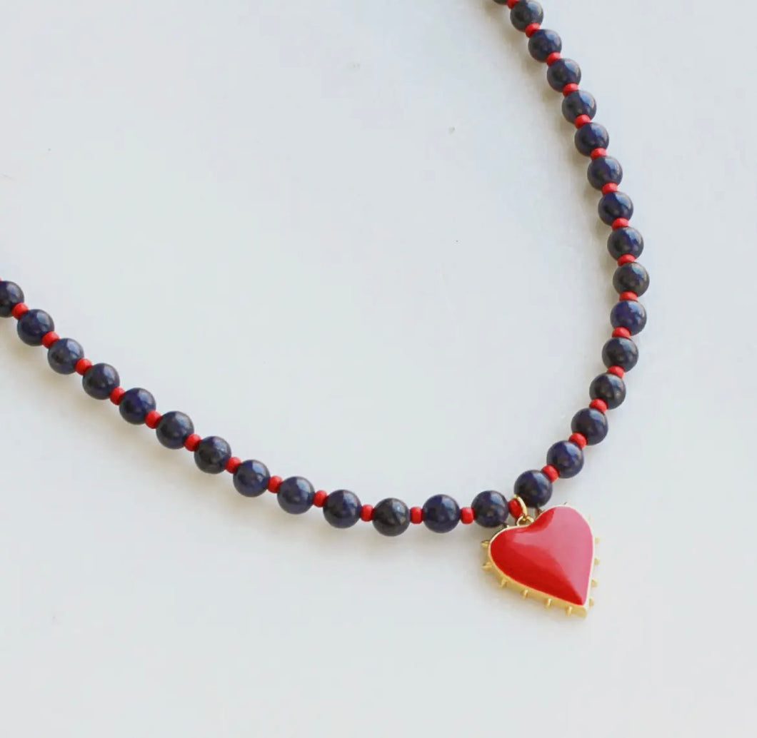 Love Letter Beaded Necklace