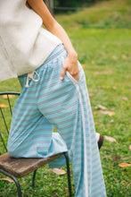 Load image into Gallery viewer, CRACKER DAY IN THE BLUE PANTS - OCEAN STRIPE
