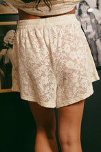 Load image into Gallery viewer, SABBI LACE BOXER SHORTS - CREAM
