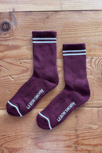 Load image into Gallery viewer, BOYFRIEND SOCKS - MAROON
