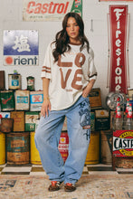 Load image into Gallery viewer, SABBI THE VERY OVERSIZED LOVE REVOLUTION TEE - OFF WHITE
