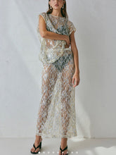 Load image into Gallery viewer, VRG GIRL - DEVYN SEQUIN MIDI SKIRT
