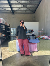 Load image into Gallery viewer, The Bobbi Pant | Gingham Merlot
