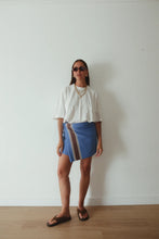 Load image into Gallery viewer, By Billie STRIPE KNIT SKIRT - BLUE
