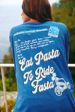 Load image into Gallery viewer, SABBI THE VERY OVERSIZED LOVE NOTES TEE - AMALFI - BLUE
