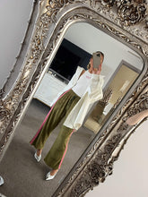 Load image into Gallery viewer, La Bohème Girls Viva Terry Pant Olive + Pink
