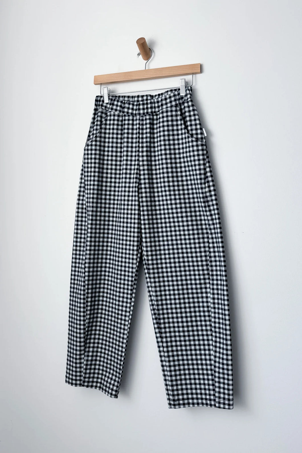 LE BON SHOPPE - ARC PANTS NAVY GINGHAM