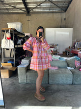 Load image into Gallery viewer, LJC Designs Sammie Dress - Pink Plaid
