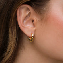 Load image into Gallery viewer, GIMME Lisa Puffy Heart Earrings (Mini) - Gold
