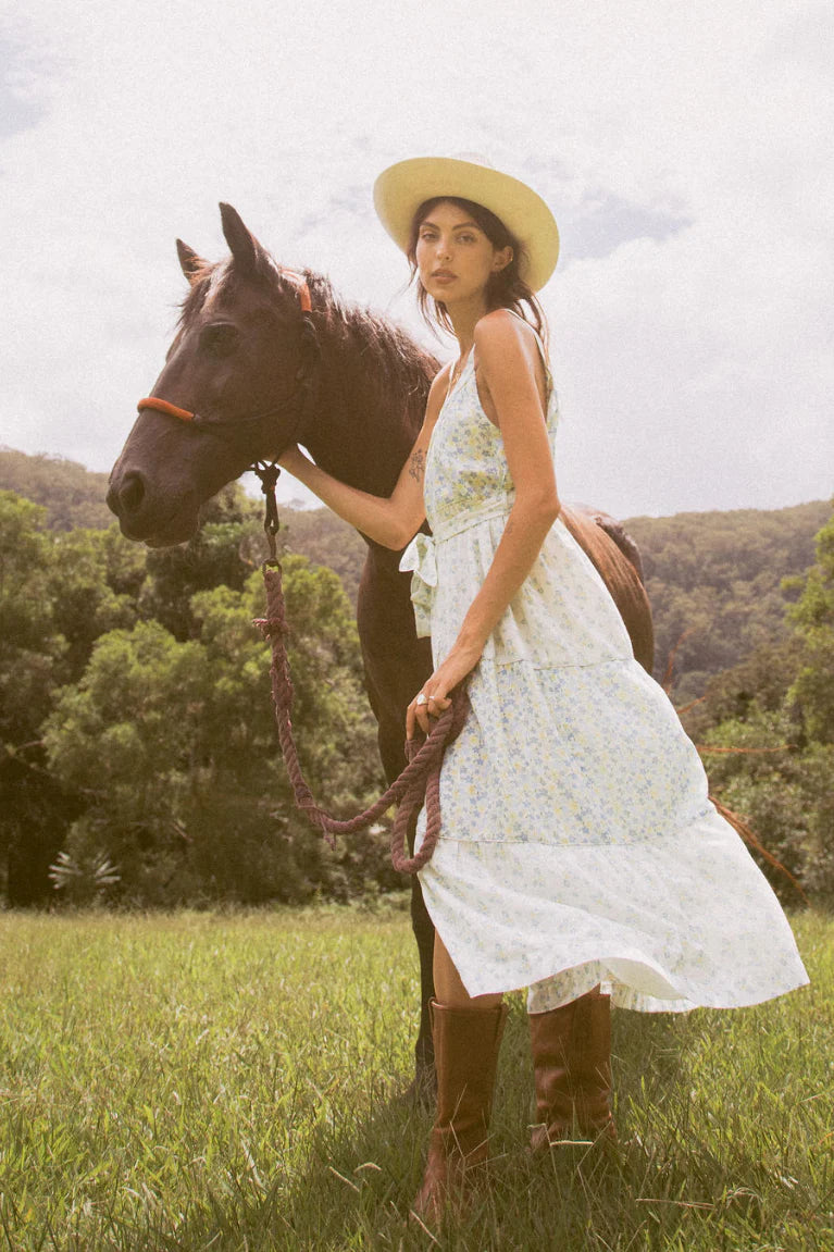 maeve maxi dress Rowe Plunging Halter Ring along with a fitted Hunter Green Prom Dress Color:Transparent Cloud