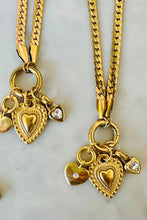 Load image into Gallery viewer, TRIPLE HEART CHARM NECKLACE
