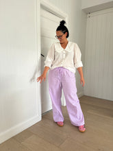 Load image into Gallery viewer, The Bobbi Pant | Gingham Lilac
