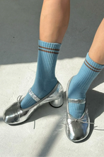 Load image into Gallery viewer, BOYFRIEND SOCKS - POWDER BLUE
