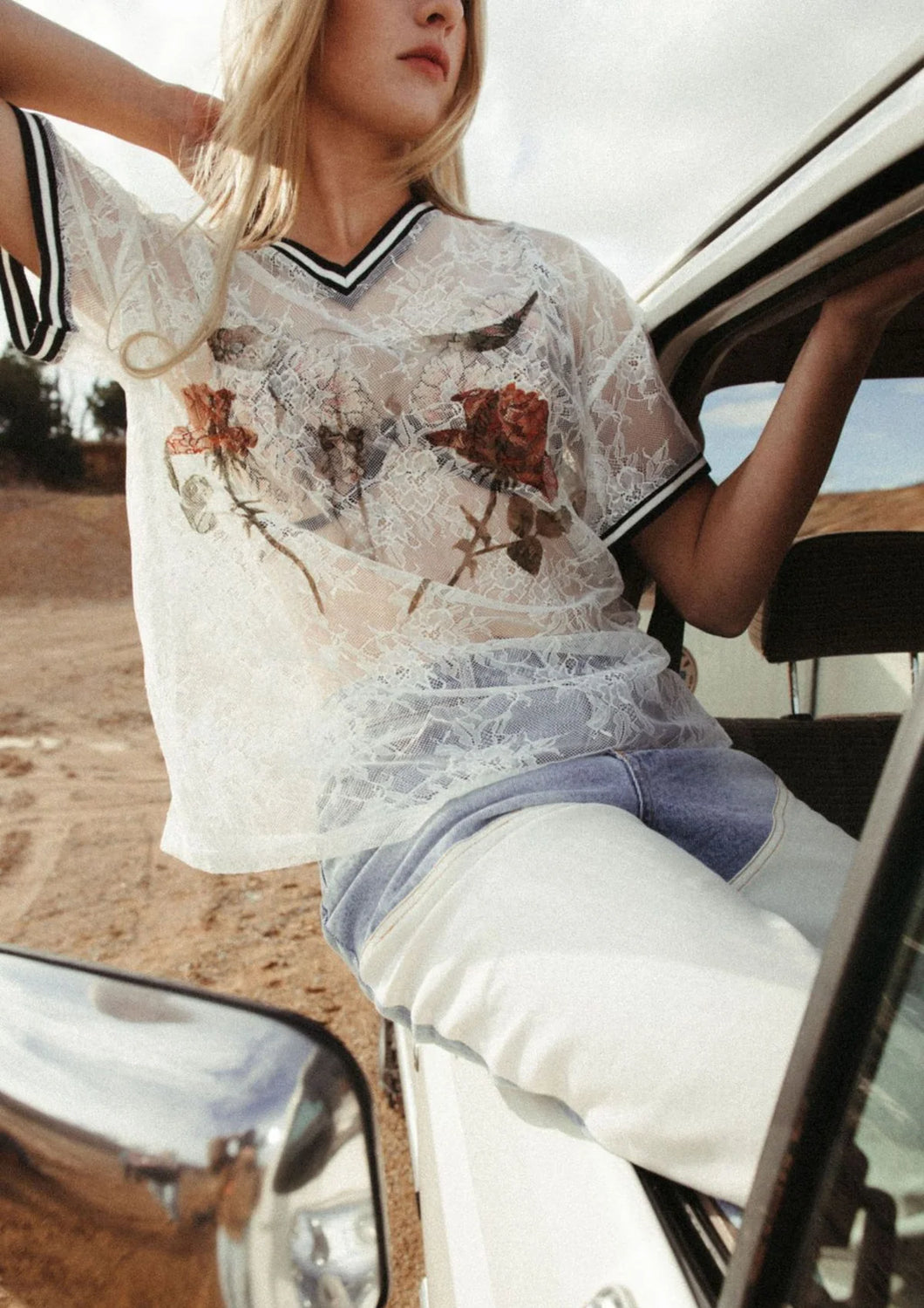 FAR MER. By Whitney LACE RAGLAN - BUD & BONE